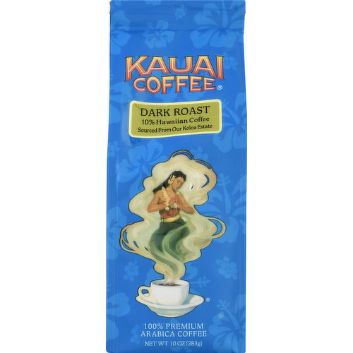 Kauai Coffee Coffee, Arabica, 100% Premium, Dark Roast