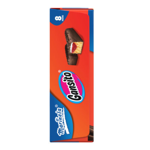 Marinela Chocolatey Strawberry, Chocolate and Crème Filled Snack Cake, 8 packs, 14.08 oz