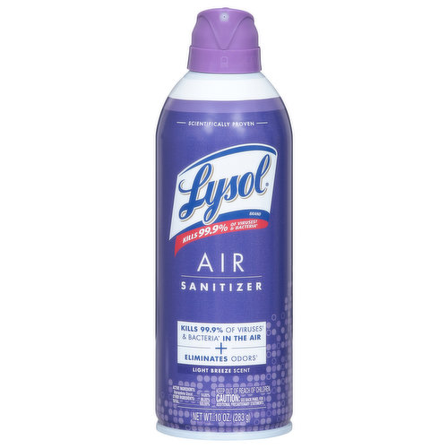 Lysol Air Sanitizer, Light Breeze Scent