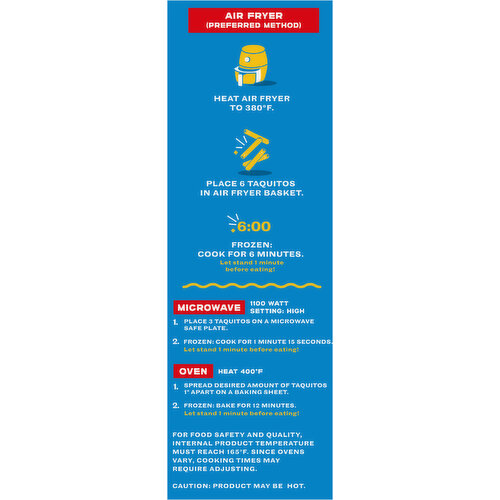 El Monterey Chicken & Cheese Taquitos