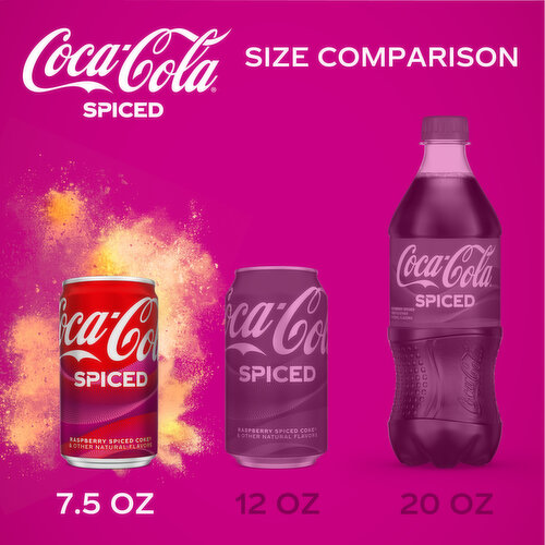 Coca-Cola Raspberry Spiced Coke, Natural Flavor​, 7.5oz