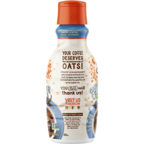 Planet Oat Oatmilk Creamer, Dairy Free, French Vanilla