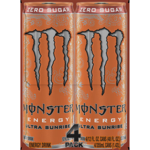 Monster Zero Sugar Sunrise Energy Drink