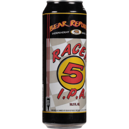 Bear Republic Beer, Indian Pale Ale, Racer 5