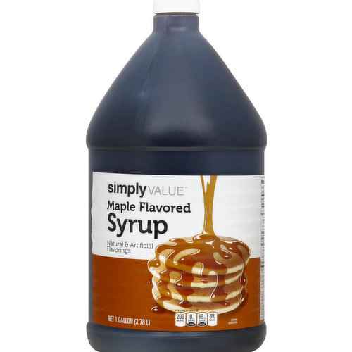 Simply Value Syrup, Maple Flavored