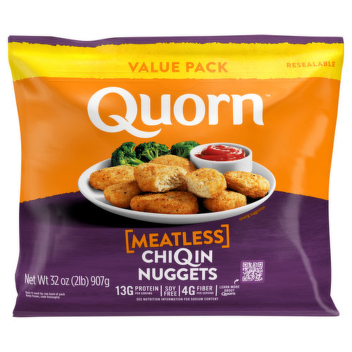 Quorn Chiqin Nuggets, Meatless, Value Pack
