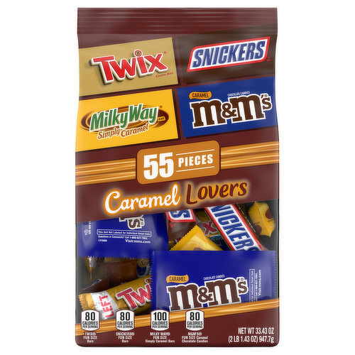 Mixed SNICKERS, M&M'S & More Assorted Caramel Chocolates