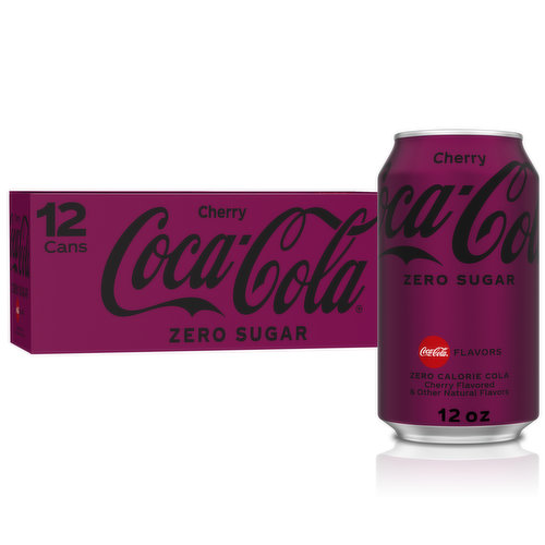 Coca-Cola Zero Sugar Cherry Diet Soda Soft Drink