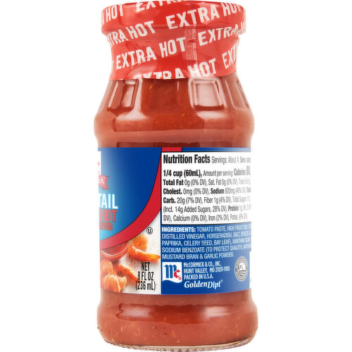 McCormick Extra Hot Seafood Cocktail Sauce