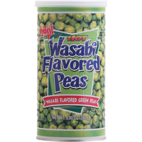 Hapi Snacks Green Peas, Hot, Wasabi Flavored