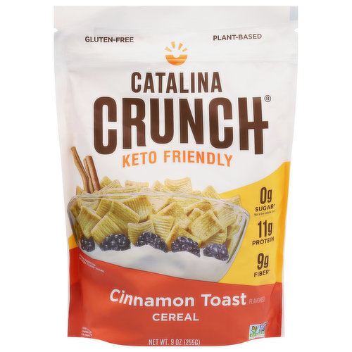 Catalina Crunch Cereal, Keto Friendly, Cinnamon Toast