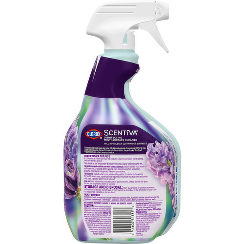 Clorox Multi-Surface Cleaner, Lavender & Jasmine, Disinfecting