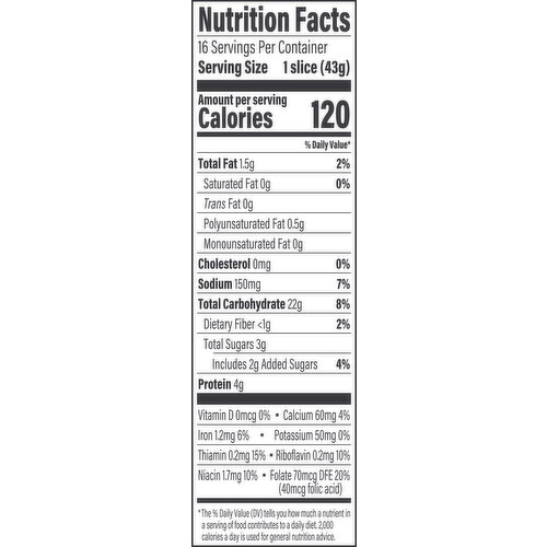 Oroweat Buttermilk Bread, 24 oz