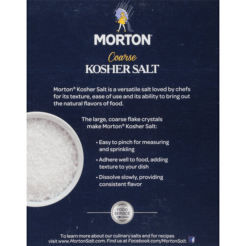 Morton Kosher Salt, Coarse