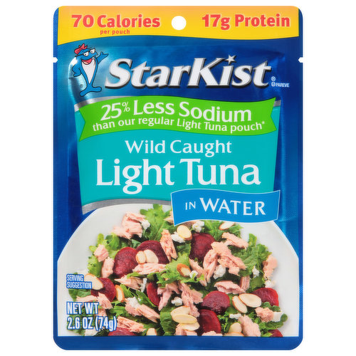 StarKist Light Tuna in Water, Wild Caught