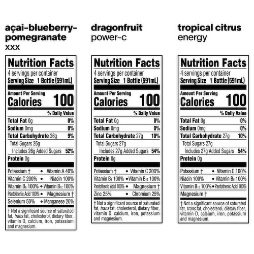 vitaminwater Variety Pack Nutrient Enhanced Flavored Water Beverage