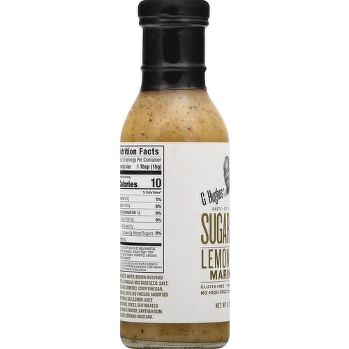 G Hughes Marinade, Sugar Free, Lemon Herb