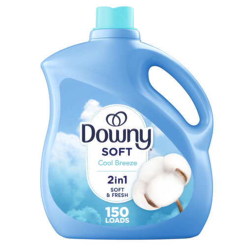 Downy Fabric Softener Liquid, Cool Cotton Scent, 111 fl oz