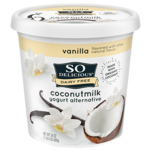 So Delicious Dairy Free Yogurt Alternative, Coconutmilk, Vanilla