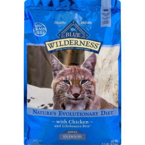 Blue Buffalo Cat Food, with Chicken and LifeSource Bits, Adult Indoor