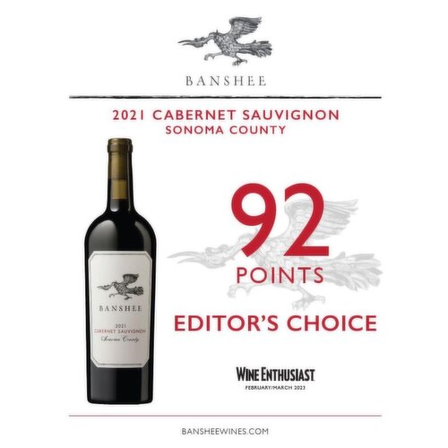 Banshee Cabernet Sauvignon, Sonoma County