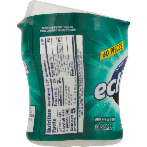 Eclipse Gum, Sugarfree, Spearmint