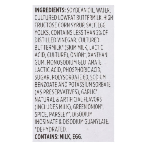 First Street Dressing & Dip, Deli Style, Buttermilk Ranch