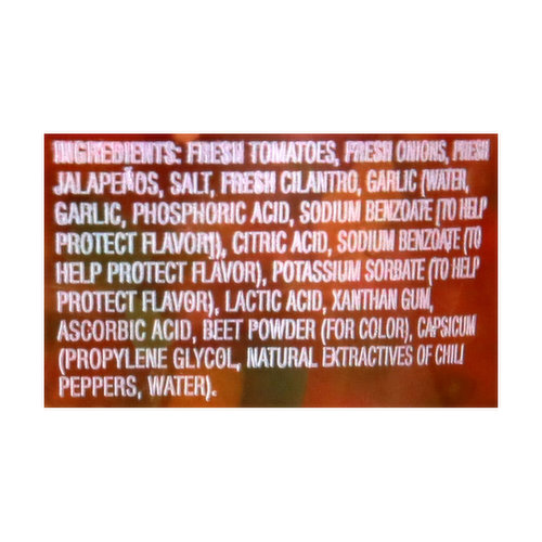 La Mexicana Salsa, Hot