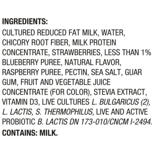 Activia Proactive Mixed Berry Probiotic Low Fat Yogurt