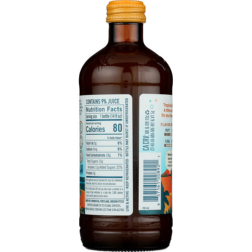 Brew Dr. Kombucha, Pineapple Paradise, Organic
