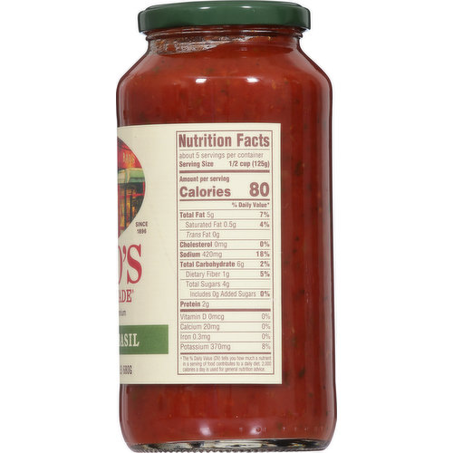 Rao's Homemade Sauce, Tomato Basil