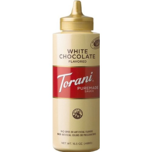 TORANI PUREMADE WHITE CHOCOLATE SAUCE 64 oz