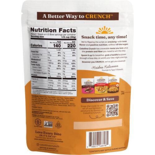 Catalina Crunch Chocolate Peanut Butter Protein Cereal