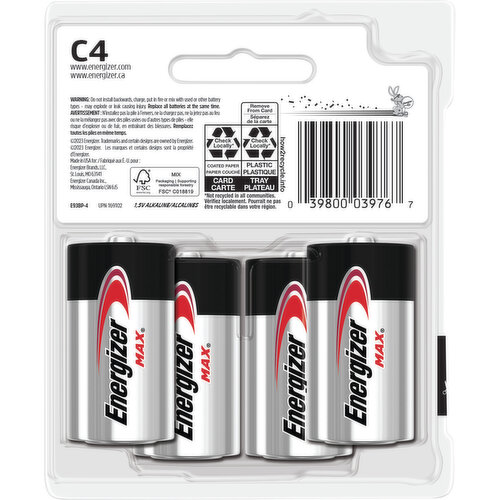 Energizer C4 Batteries