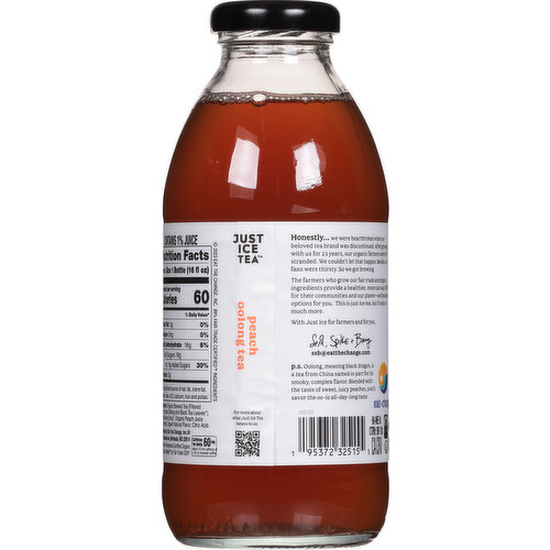 Just Ice Tea Peach Oolong Tea