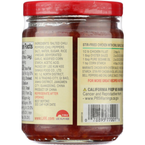 Lee Kum Kee Chili Garlic Sauce