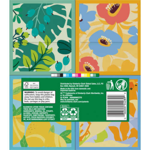 Kleenex 3-Ply Coconut + Aloe Tissues