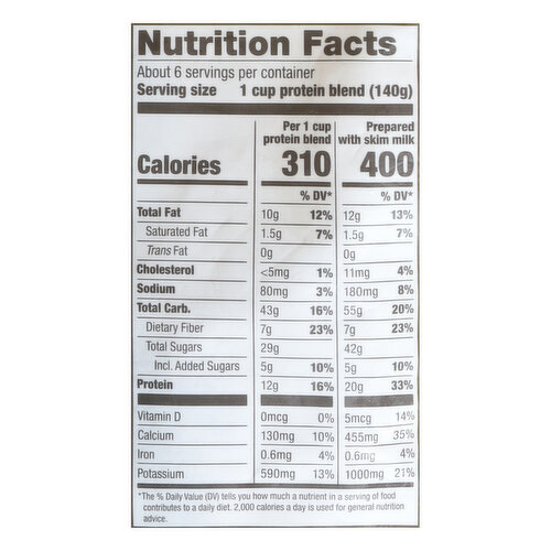 Wyman's Banana Peanut Butter Protein Blend