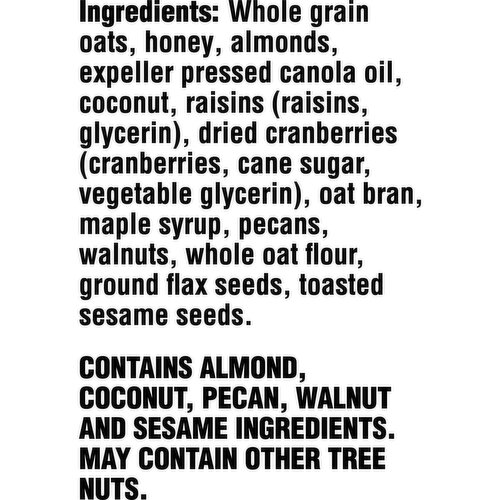 Bear Naked Granola Cereal, Fruit and Nut Medley
