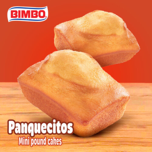 Bimbo Plain Mini Pound Cakes, 3 twin packs, 10.59 oz