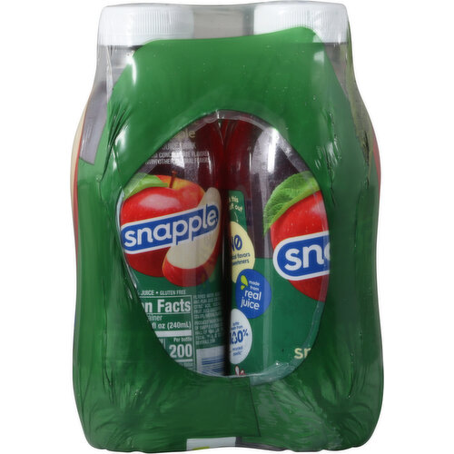 Snapple Juice Drink, Snapple Apple, 6 Pack