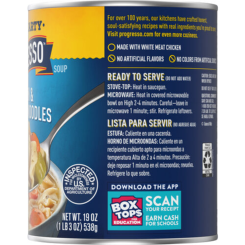 Progresso Soup, Chicken & Homestyle Noodles, Rich & Hearty