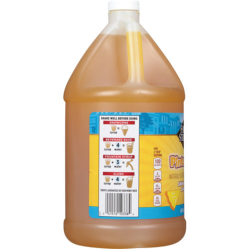 First Street Snow Cone Syrup, Pineapple