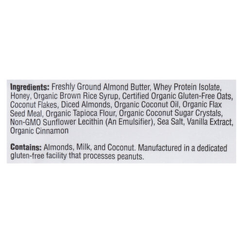 G2G Almond Coconut Protein Bar