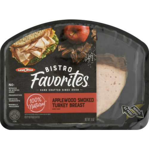 Land O'Frost Turkey Breast, Applewood Smoked