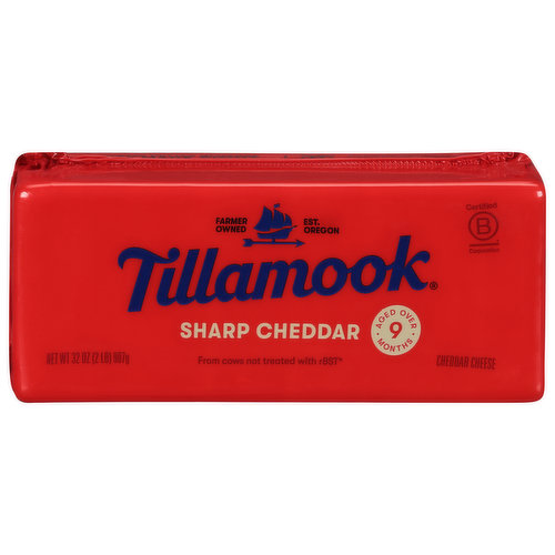 Tillamook Cheese, Sharp Cheddar, Baby Loaf