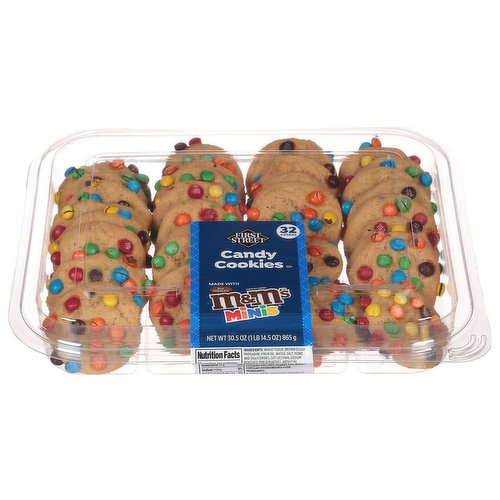 First Street Candy Cookies, M&M's Minis