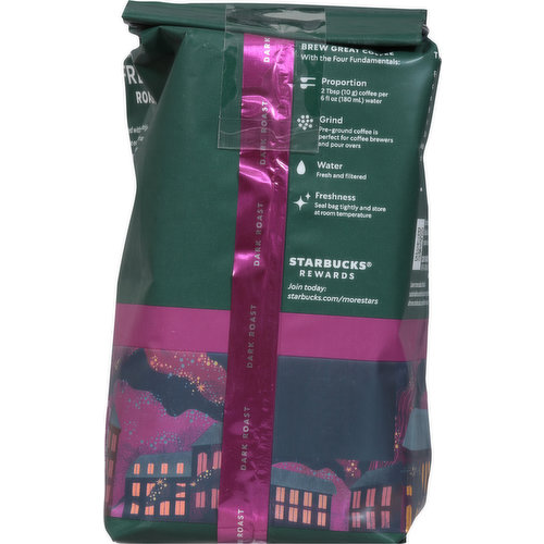 Starbucks Coffee, 100% Arabica, Ground, Dark Roast, French Roast