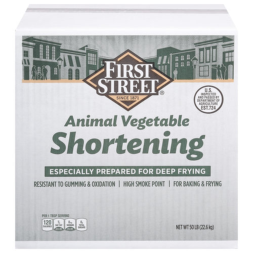 First Street Animal Vegetable, Shortening