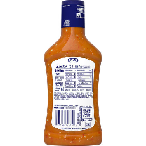Kraft Zesty Italian Dressing